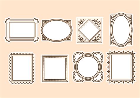 vintage frame vector clip art