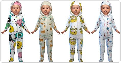 Sims 4 Ccs The Best Toddlers Jumpsuits Part 2 By