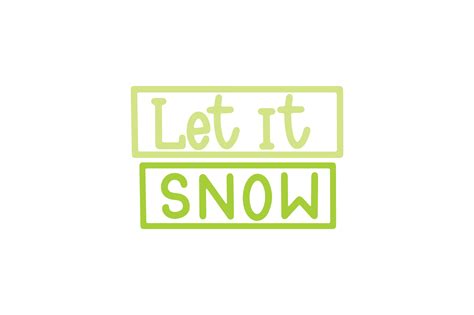 Let Is Snow Graphic By Binarrsukmaa · Creative Fabrica