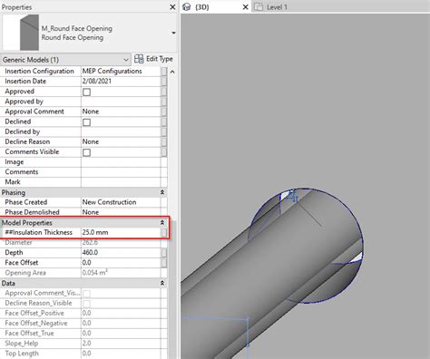 Copying Revit Parameters Into Openings With Cut Opening Enhanced Feature Agacad Enabling