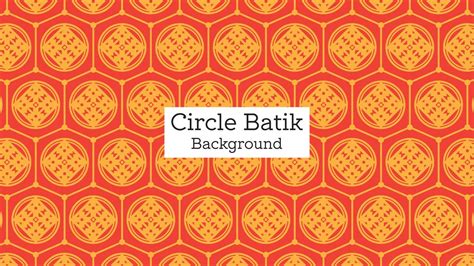 Circle Batik Pattern Banner Background 17475716 Vector Art At Vecteezy