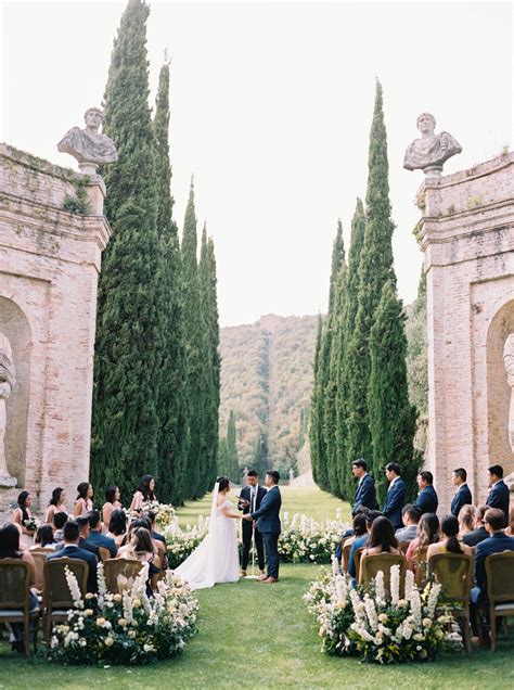 Classic Italian Wedding At Villa Cetinale In Tuscany Italy — Katie