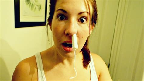 Tampon In My Nose So Embarrassing Youtube