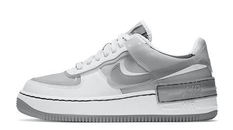 Nike airforce 1 shadow white particle grey grey fog uk 7. Nike Air Force 1 Shadow Particle Grey CK6561-100 | Where ...