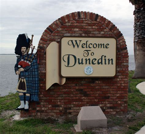 Dunedin is located in united states. Dunedin, FL : Recent Welcome to Dunedin Sign photo ...