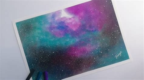 Como Pintar Una Galaxia Facil Video 1 De 3 Como Pintar Galaxia