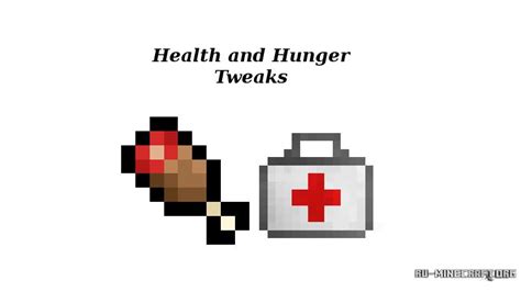 Скачать Health And Hunger Tweaks для Minecraft 1122