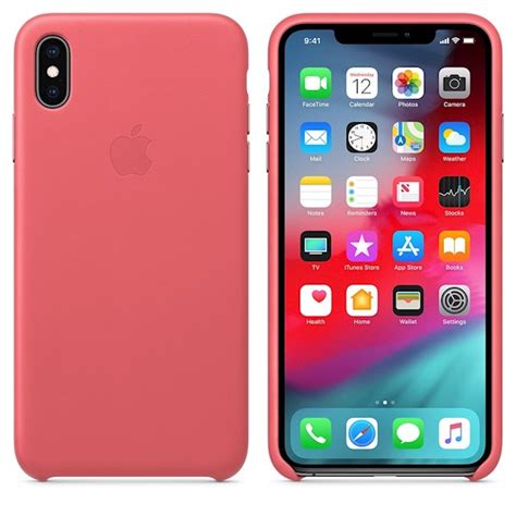 მობილურის ქეისი Apple Iphone Xs Max Leather Case Peony Pink Mtex2zm
