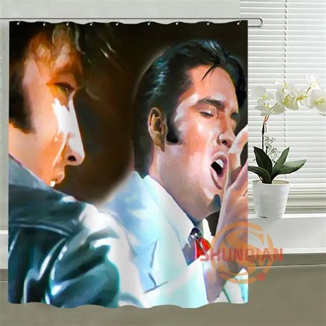 Buy Elvis Presley Shower Curtain Personalized Custom Bath Curtain Waterproof
