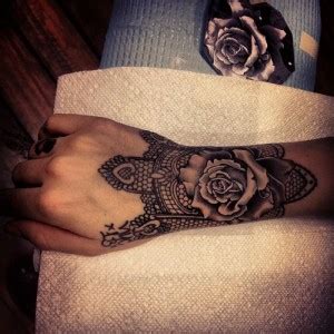 Amazingly Realistic Black Rose Ink