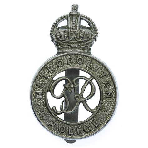 George Vi Metropolitan Police Cap Badge