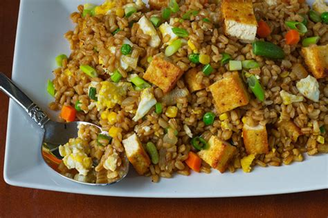 Easy Tofu Barley Fried Rice Cooking Maniac