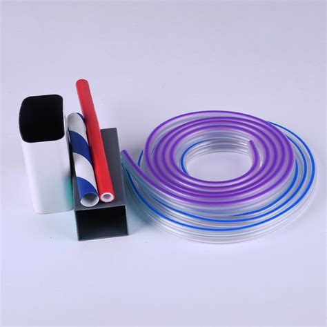 Pvc Upvc Hollow Profiles Pipe Two Color Co Extrusion Tube Custom