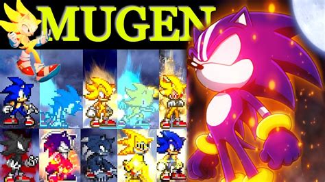 The New Ultimate Jus Sonic Mugen Is Here Youtube