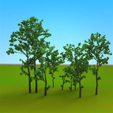 3d Model Of Trees