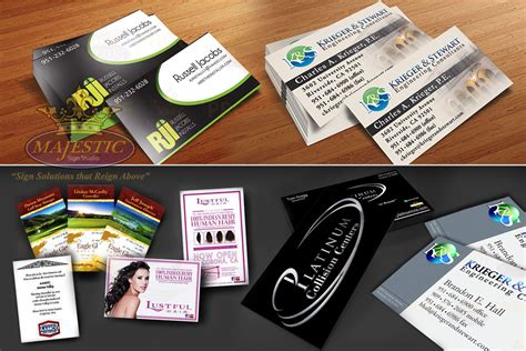 Graphic Design Material Flyers Brochures Business Cards