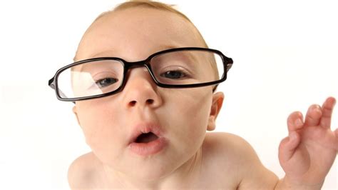 Funny Baby Face With Specs White Background Hd Funny Baby Face