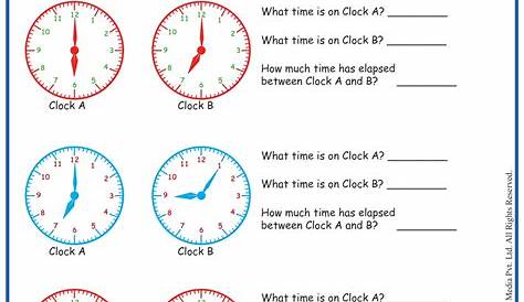 Telling Time Worksheets| Grade 5|www.grade1to6.com