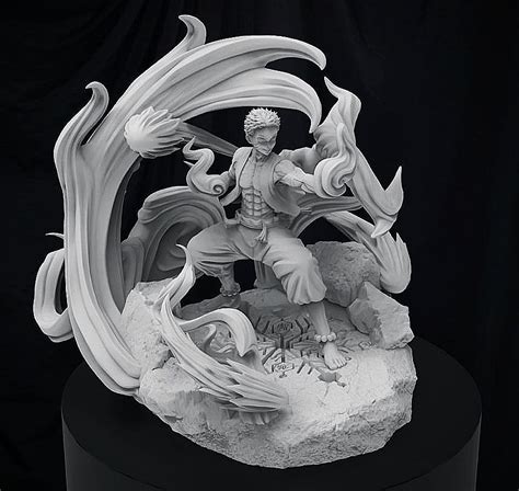 Akaza Stl Files From Demon Slayer 3d Model Specialstl