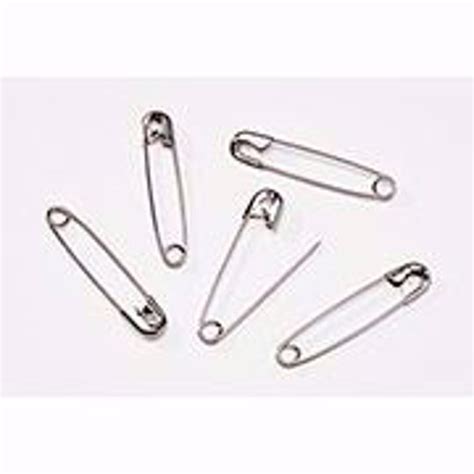 C And J Craft Supply 11 116 Safety Pins Silver