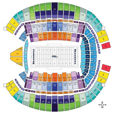 Seahawk Stadium Seating Chart