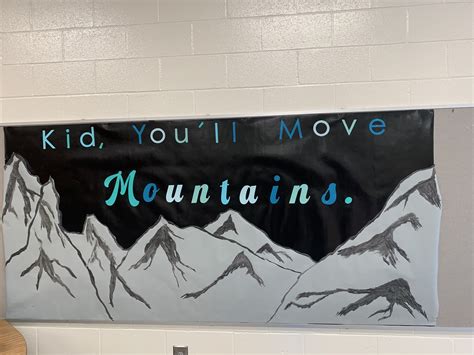 Bulletin Board Move Mountains Kids Mountains