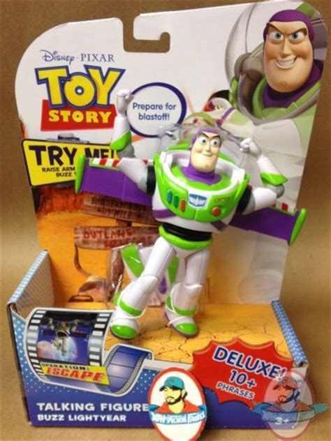 disney toy story buzz lightyear deluxe talking figure operation escape man of action figures