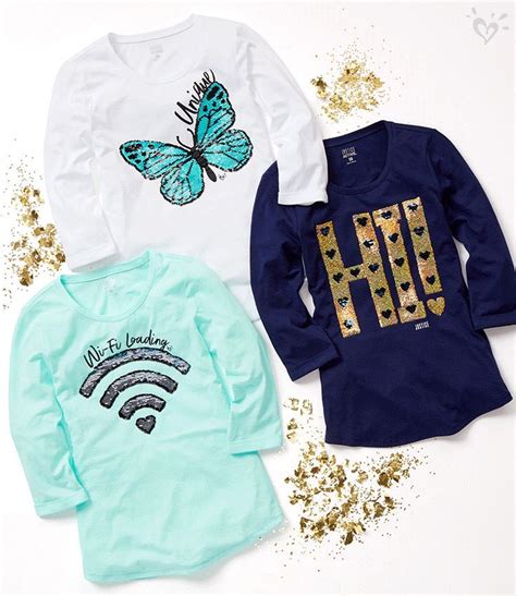 Cute Shirts Blouses Tops And Tees For Tween Girls Justice Girls