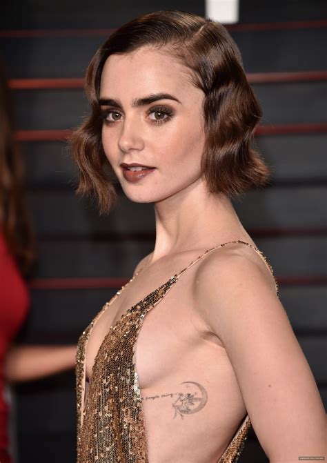 Naked Lily Collins Added By Evil