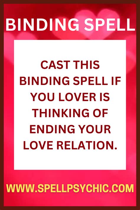 Love Binding Spells Unveiling Binding Spells For Love Medium