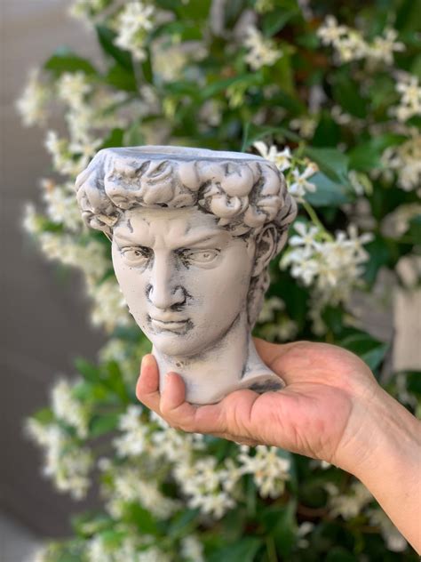 Ancient Greek Sculpture Art Deco Vase Greek Goddess Statue Head