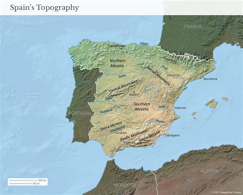 Spains Defining Geographic Feature Geopolitical Futures