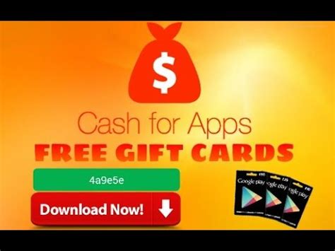 Cash app is the easiest way to send, spend, shop, and make investments your cash. CASH FOR APPS: How To get free gift cards ! - YouTube