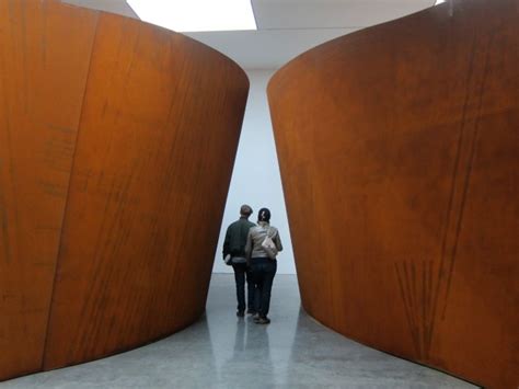 Richard Serras Massive Steel Sculptures At Gagosian Galleries