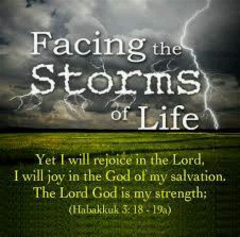 Storms Life Storm Trust God