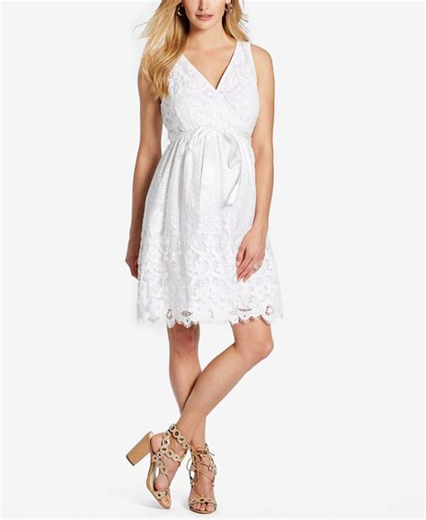 Jessica Simpson Maternity Lace A Line Dress Macys