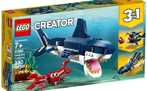 Usa Lego Creator 3 In 1 Deep Sea Creatures And Might Dinosaurs On Sale