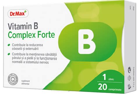 Drmax Vitamina B Complex Forte 20 Comprimate Elvitro