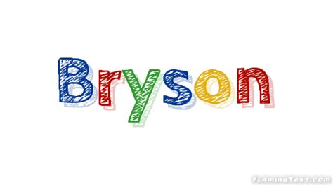 Bryson Лого Бесплатный инструмент для дизайна имени от Flaming Text