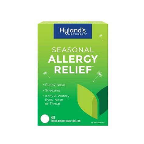 Hylands Seasonal Allergy Relief 60 Tablets Co Op Market
