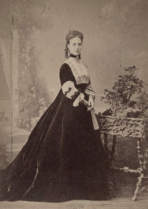 Princess Alexandra Of Wales In A Gorgeous Velvet Gown Early 1870s Alexandra Of Denmark
