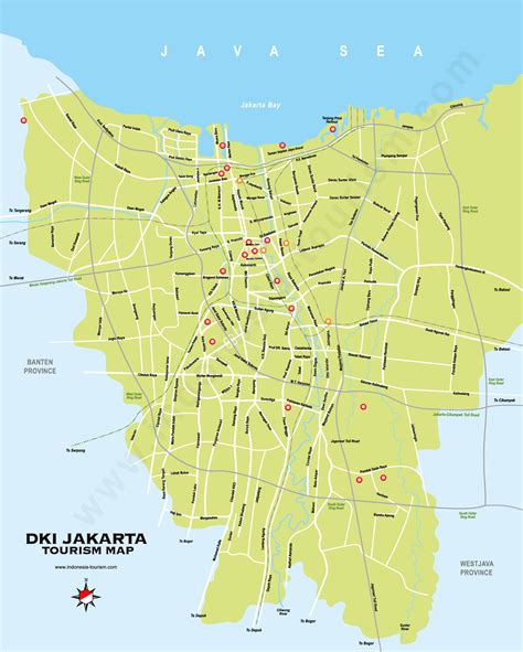 Peta Jakarta Lengkap Barat Timur Utara Selatan And Pusat Hd The Book