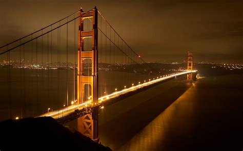 Golden Gate Bridge Nights Hd Wallpaper