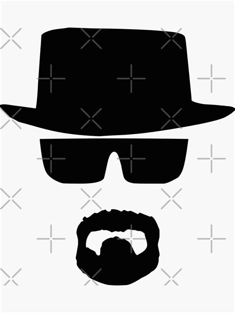 Walter White Sticker For Sale By Thingsshop Redbubble