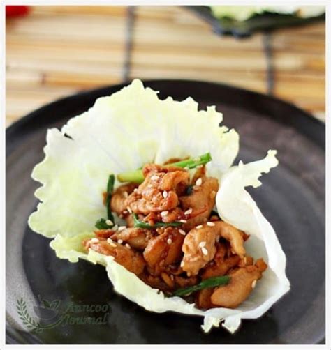 I seriously love making flavorful skinless chicken thighs, especially this korean bulgogi chicken. Chicken Bulgogi Recipe by Ann Low