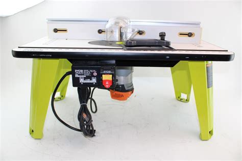 Ryobi A25rt03 Router Table And Ridgid R2911 Router Property Room