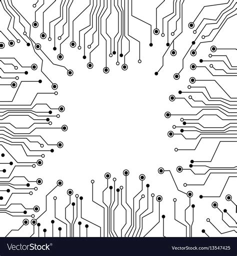 Figure Electrical Circuits Icon Royalty Free Vector Image