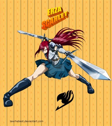 Erza By Lawthebest On Deviantart Anime Deviantart Erza Scarlet