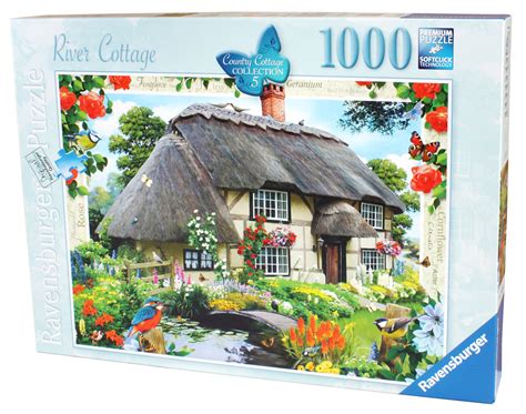 19022 Ravensburger Country Cottage Collection River 1000pc Jigsaw