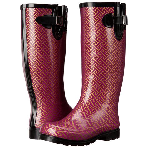 Nomad Womens Mid Calf Puddles Rubber Rain Boots Choose Your Size